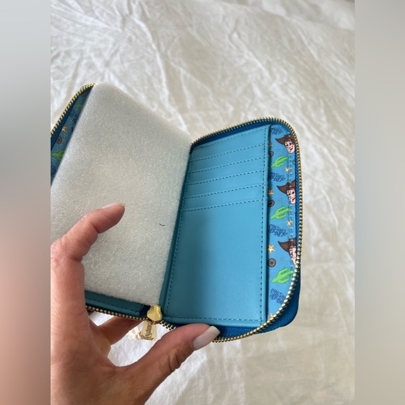 Loungefly Disney Toy Story Woody’s Roundup Zippy Wallet NWT - Picture 5 of 10